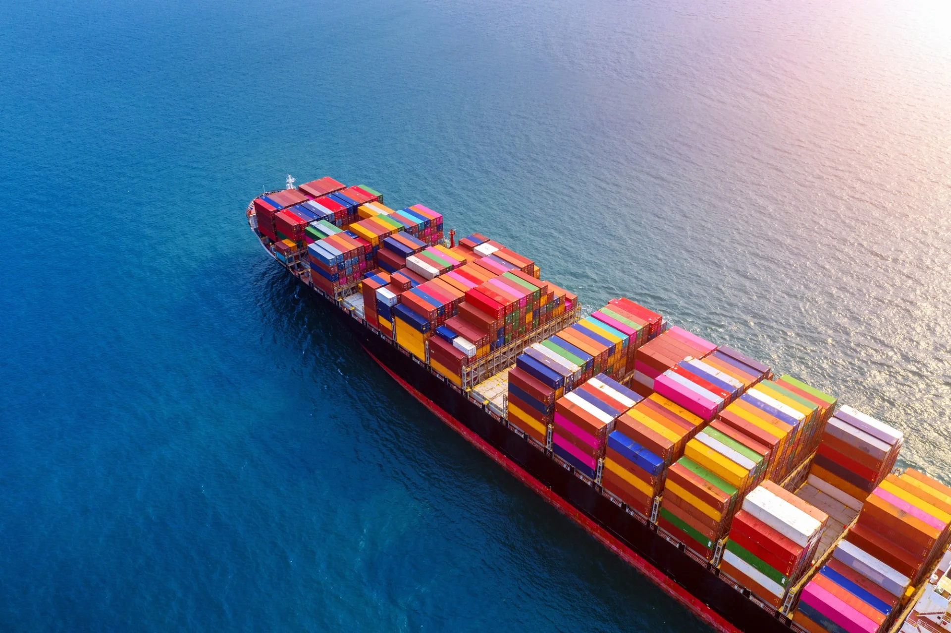 Ship loading grain
